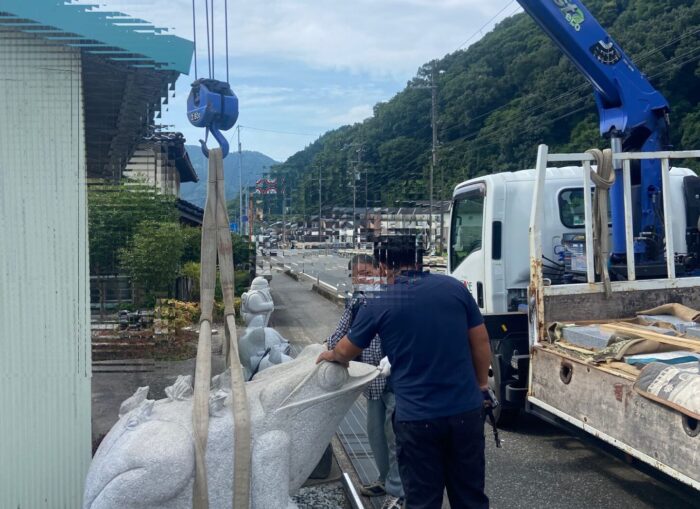 養父市 I様 親子蛙